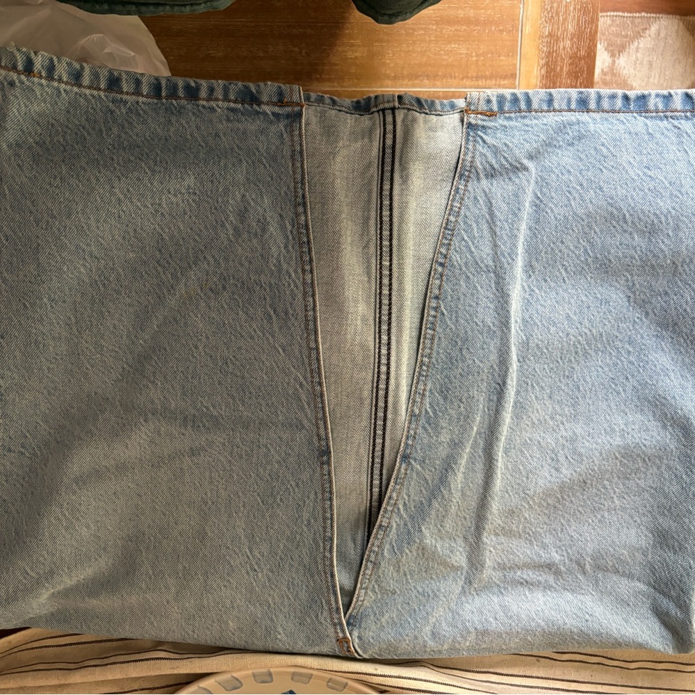 NWT Abercrombie Denim Midi Skirt 32P - Picture 8 of 8